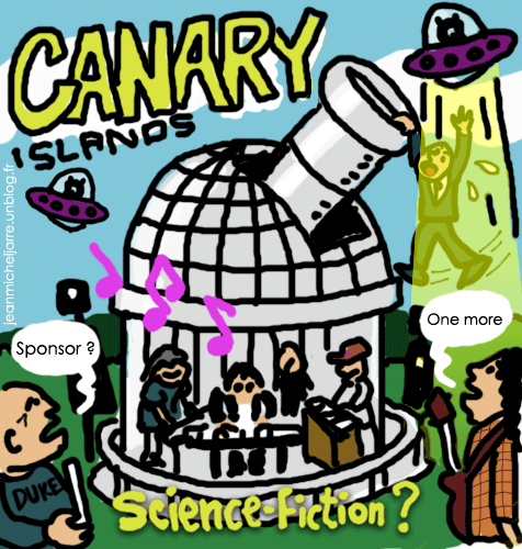 Cartoon Ilhas Canárias Será assim o show nas Canárias?