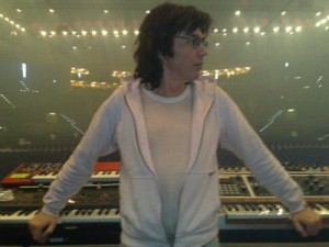 Jarre em Zurique Jarre ensaiando em Zurique