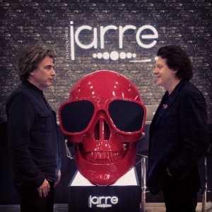 Jean Michel Jarre e o CEO Roland Caville.