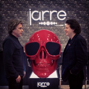 Jean Michel Jarre e  o CEO Roland Caville.