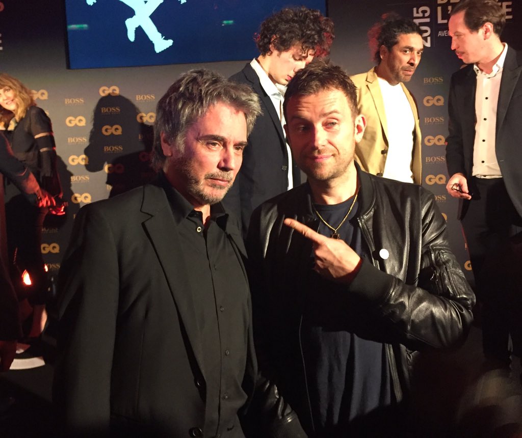 Jarre e Damon Albarn (Blur e Gorillaz)