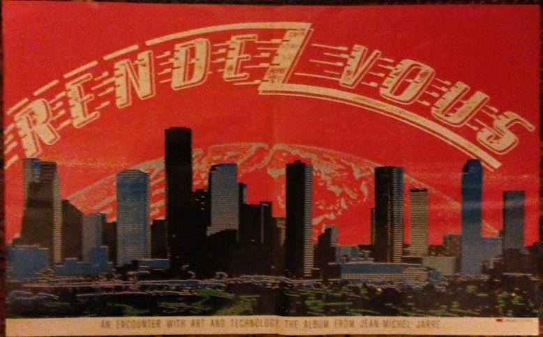 Propaganda do concerto de Houston, na Billboard Americana . Abril 1986.