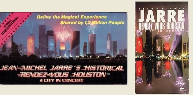 VHS americano e Europeu do Concerto de Houston lançados nos anos 80 (fora de catálogo)