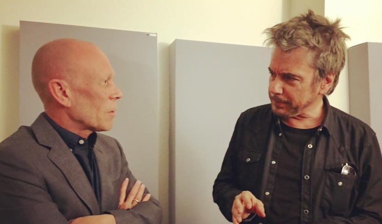 Jarre visita  Vince Clarke em NY.