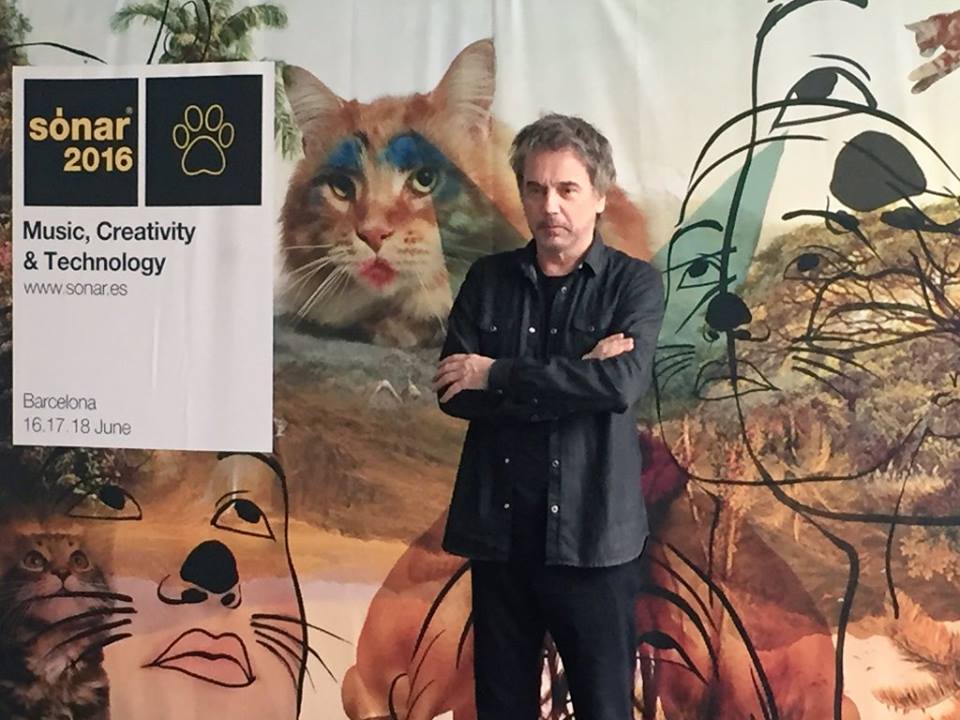 Jarre promovendo o concerto que fará no Sonar Festival em Barcelona.