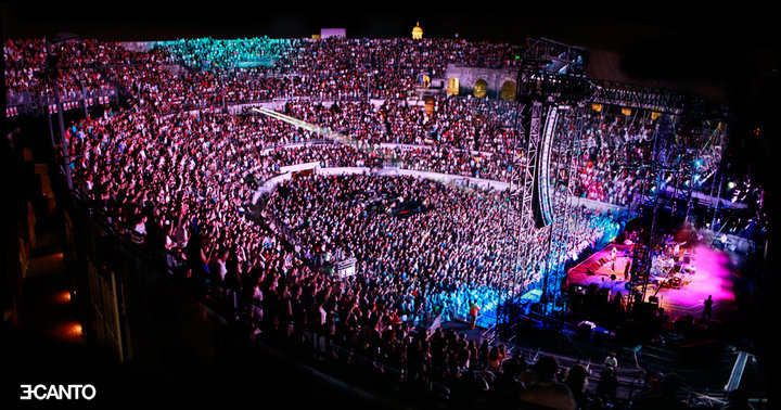 Show do Metallica no Festival Arena de Nimes.