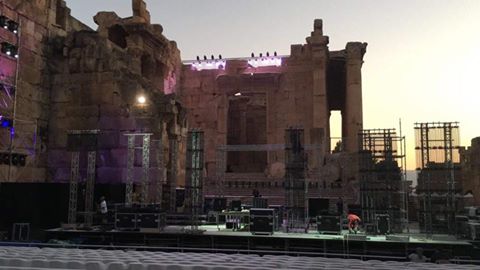 baalbeck palco