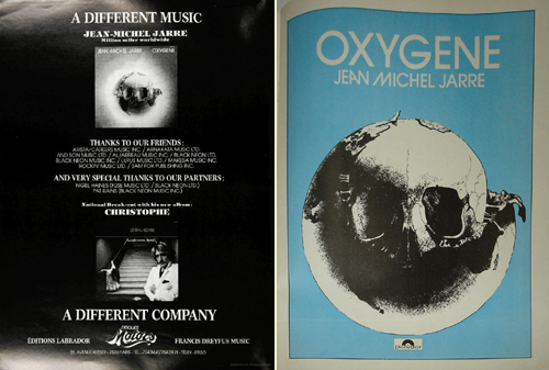 Propagandas do álbum “Oxygène” 