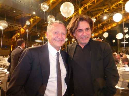 Aulas e Jarre se encontraram no último Festival Lumière – 2013 em outubro
